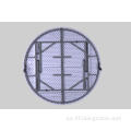Mesa de comedor redonda plegable de plástico de alta calidad de 183 cm